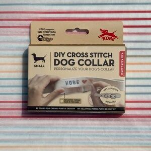 DIY Crossstich Dog Collar. New In Box.